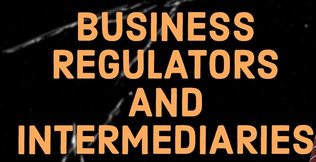 5. Business Regulators and Intermediaries